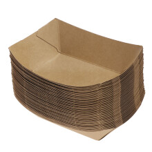 50 Stuks Vormgegeven Wegwerpbakjes Kraftpapier Voor Lunch En Salade