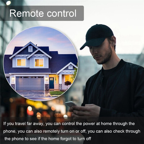 Tuya WiFi Intelligent Circuit Breaker Automatic Reclosing  Timer APP Control Compatible with Alexa