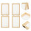 4 stuks houten papiermakerij frame DIY 11