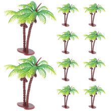 10 Stuks Faux Mini Kokospalmen Voor Knutselen En Decoratie