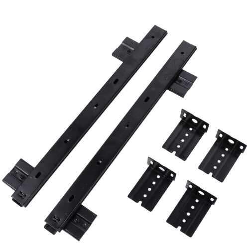 Keyboard Uitschuifbare Lade Zwart 1 Paar