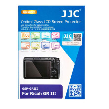 JJC Ultra-tynd Optisk Glas LCD Skærmbeskyttelse til Ricoh GRIII, 95% Lysgennemtrængning, 9H Hårdhed