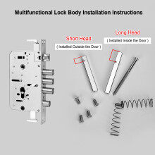 304 Steel Mechanical Smart Lock Cylinder