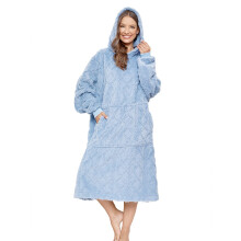ililmmoe Oversized Sherpa Draagbare Dekbed Hoodie voor Vrouwen en Mannen