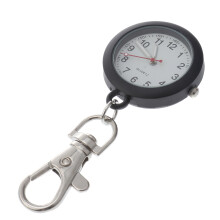 orologio da taschino con gancio in metallo semplice e decorativo