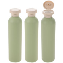 3Stk Flüssigkeitsbehälter Grün - Duschgel, Shampoo, Lotion, Langlebig