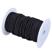 CARTMAN Corda Elastica Marineo 1/8, 10kg x 100ft, per Campeggio, Kayak, Nero