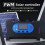 Solar Panel Charge Controller 40A 12V-24V Solar Panel Intelligent Regulator with Dual USB Type-C  PWM 7