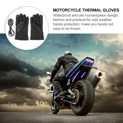 Um Par De Luvas Aquecidas Elétricas USB Para Motoqueiro E Esqui 1