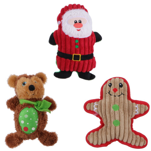 3 Stuks Kerstmis Piep Speelgoed Voor Honden