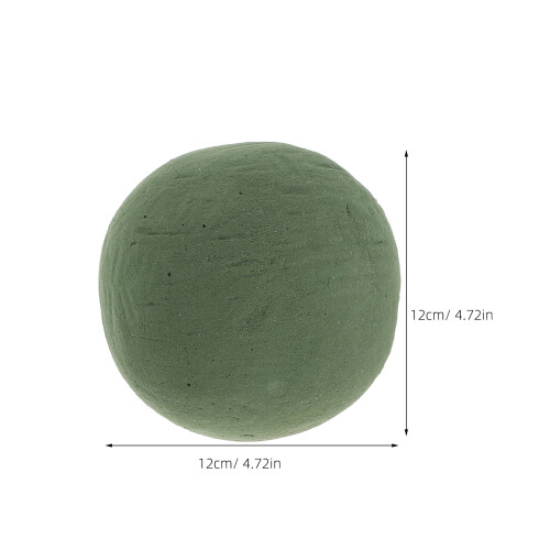 7Boules Mousse Verte Pour Décor Floral 1