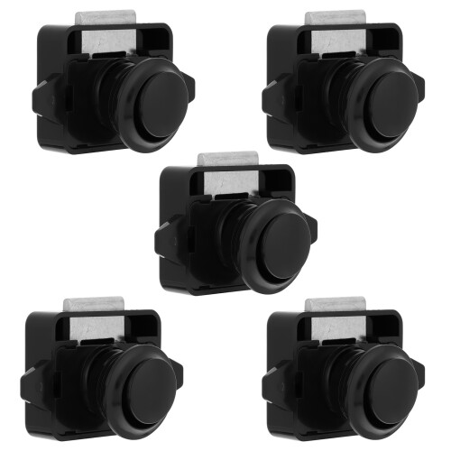 5St Duurzame Push Button Lock Abs+ Voor Kasten En Caravan Deuren