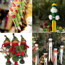50 Sets Unfinished Wood Doll Pins Doll Clothespins Wooden Round Peg Wood Clothespins and Stands Supplies