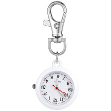 1 stuks eenvoudig metalen zakhorloge met decoratief hanghaakje