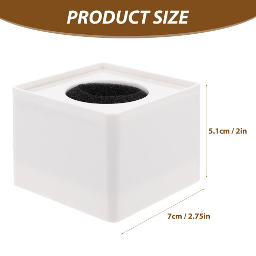 Microfone De Entrevista Portátil Em Formato Cubo Com Abs E Logo 2