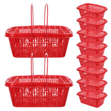 10 Sztuk Koszyka Na Jagody Z Pokrywką, Plastikowe, Wentylowane, 1 Kg