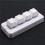 MK424U 4-Key  Customized Keyboard with Mechanical   USB Macro Programmable RGB Gaming Keyboard White 5