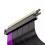 Graphic Card Extension  PCIE4.0 Rotor X16 Rotor 16X Desktop Computer Horizontal Vertical Loading  Black 6