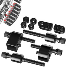 Motorcykel Foot Extension Bracket Kit Driver Floorboard Extension Kit för Touring Glide Dyna Tillbehörssatser