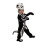 Costume da T-rex scheletro per bambini UNDERWRAPS - Nero/Bianco, Medio 18-24M US 1