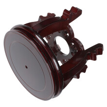 Robuuste Houten Visbak Pedestal Bruin Voor Thuis Decor