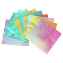 100 Sztuk Perłowe Kwadratowe Arkusze Papieru 15 Cm 10 Kolorów