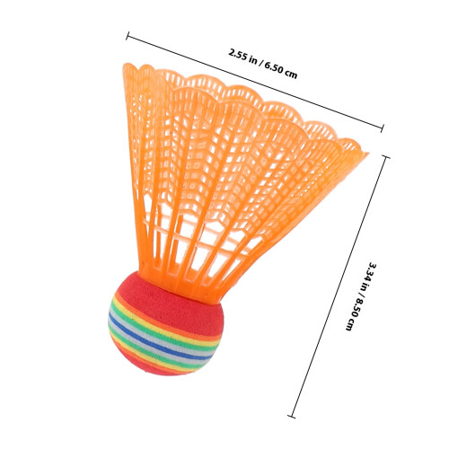 12 bolas de badminton em plástico resistente, para uso interno e externo 1