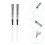 2St Drum Brushes Hout Steel Wit Toebehoren Professioneel 3