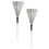 2St Drum Brushes Hout Steel Wit Toebehoren Professioneel 6