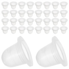 200 Un Copo Tinta Silicone Transparente Formato U Tamanho Grande