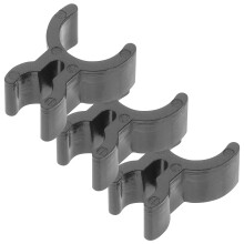 3 unidades de grampos para lápis de trompa e trompete, suporte preto