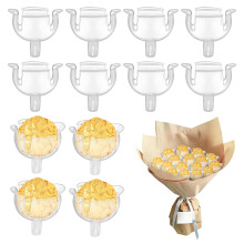 60 Unidades Suporte Para Bola De Chocolate Casca Flor Base Fixa