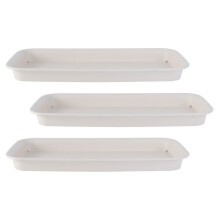 3Pcs Bandejas De Plástico Para Vaso De Flores Base Jardinagem Multiuso