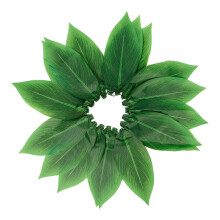 Saia Hula Folha Para Festa Festival Fantasia Decoração Havaiana