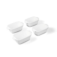 Souper Cubes Stentøj - Lille Keramisk 5" x 3" Bagetallerken med Silikone Låg