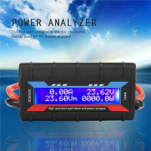 200A High Watt Meter Voltage Amp Meter Power Analyzer Checker Analyzer Performance Monitor, Battery, Solar, Wind Power