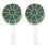 2Pièces Porte-Fleurs Pour Vert Durable En Plastique Mousse 1