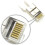 kenable Shielded Two Piece STP Cat6/6A/Cat7 RJ45 LAN Crimps Ends Connectors [10 Pack] 2