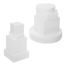 8 unid. cubo geométrico para fotos de produtos e cosméticos