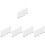 20Pcs Acrylic Desktop Menu Holders Clear Sign Stands for Table Use 7