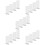 20Pcs Acrylic Desktop Menu Holders Clear Sign Stands for Table Use 10