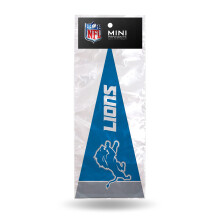 Rico Industries NFL Detroit Lions 8-teiliges 4-Zoll x 9-Zoll Mini-Wimpel-Dekor-Set