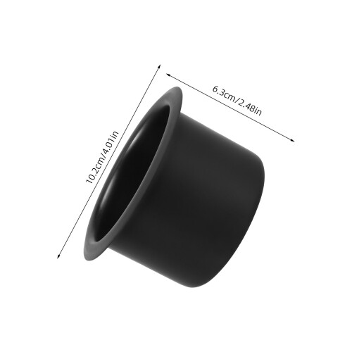 2Stk Edelstahl Becherhalter Für Sofa Auto Tisch Schwarz Robust 2