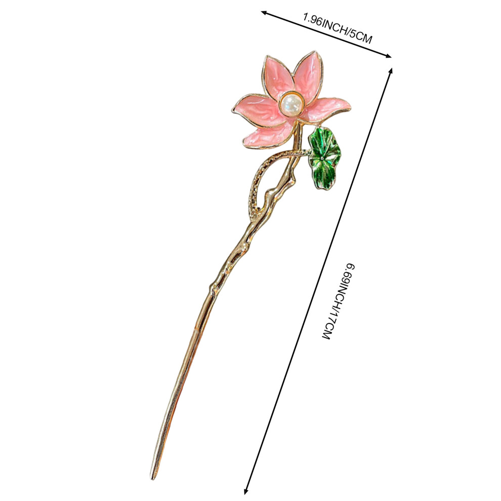 Zhouq-Outdoors Lotus Han Hair Chopsticks For Women, Fine Craftsmanship