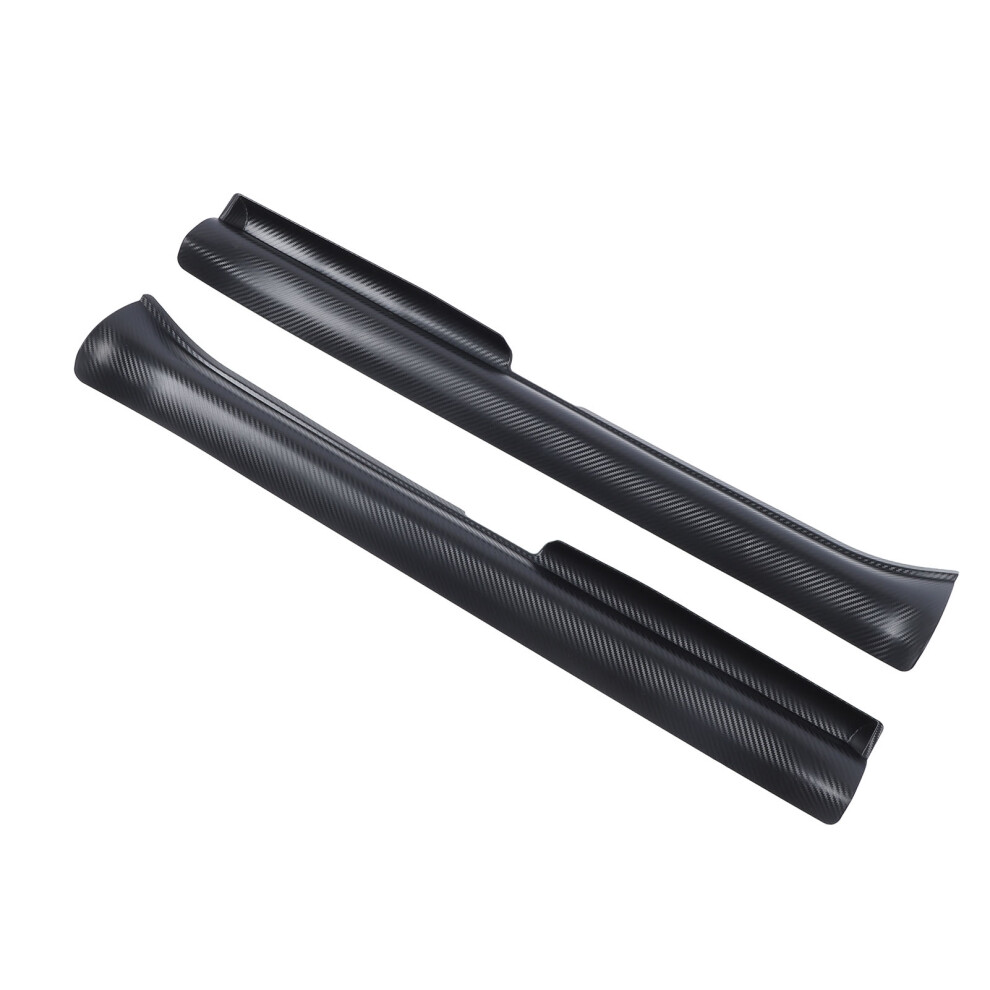 Tesla Model Y Carbon Sill Plate Protectors Grain 7055741192845