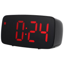 Alarmklocka LED Digital Skrivbordsklocka Med Multifunktionellt Visning