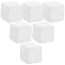 6Pcs Sköldpadda Reptil Tank Substrat Kalkcubbar Naturlig Kalkmineral