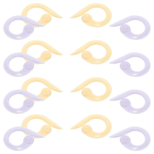 20Pcs Färgade Låsbara Virkmaskmarkörer