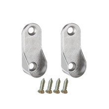 6Pcs Ovala Klädskåpsstöd Med Hängare För Garderobsrör