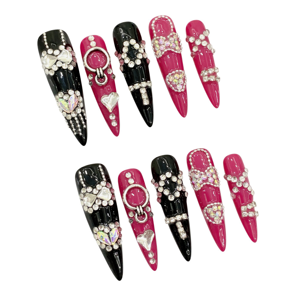 Creation-3C (Xs) Eco-Friendly Press-On Nails For Daily & Party Wear